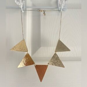 EXPRESS Gold Triangle Necklace